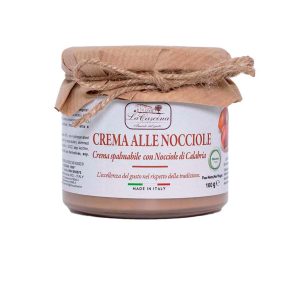 Crema spalmabile alle nocciole di Calabria