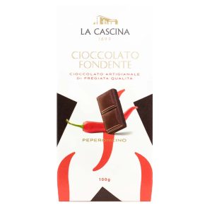 Tavoletta di cioccolato fondente al peperoncino