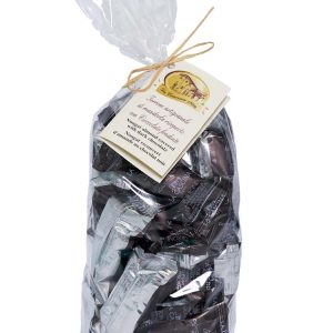 Artisan nougat covered with dark chocolate