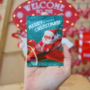 Merry Christmas sachet with chocolates